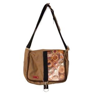 Macha Mt Tan Satchel Bag Leather Very Mod & Rare!